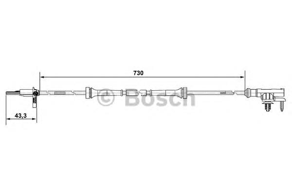Sensor dianteiro de ABS Mitsubishi MN102857 preço, a partir de 30,19 USD