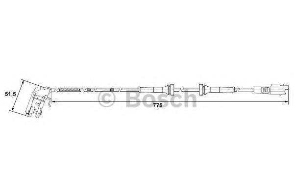 Sensor ABS traseiro Kamoka 1060097