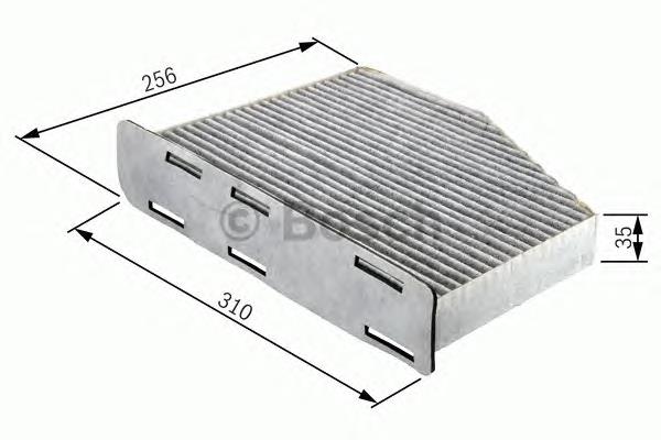 Filtro de salão 1987432381 Bosch