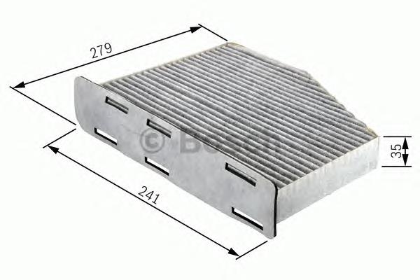 Filtro de salão 1987432369 Bosch