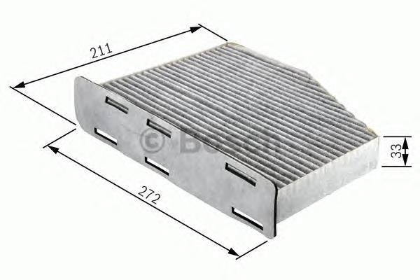 Filtro de salão 1987432397 Bosch