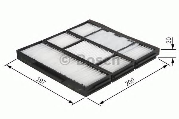 Filtro de salão 1987432155 Bosch