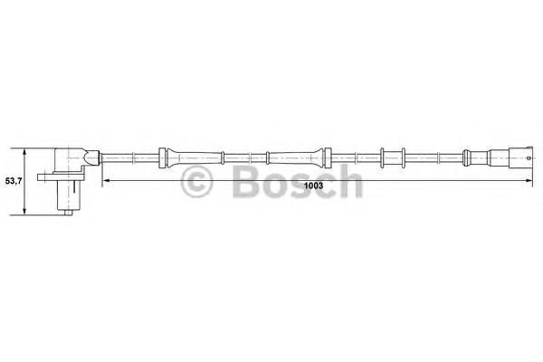 Sensor dianteiro de ABS Fiat Tempra  159