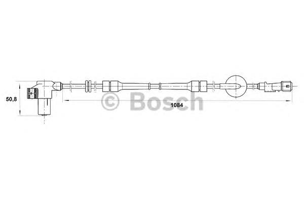 Compre AF08342 Alfa E-Parts Sensor dianteiro de ABS