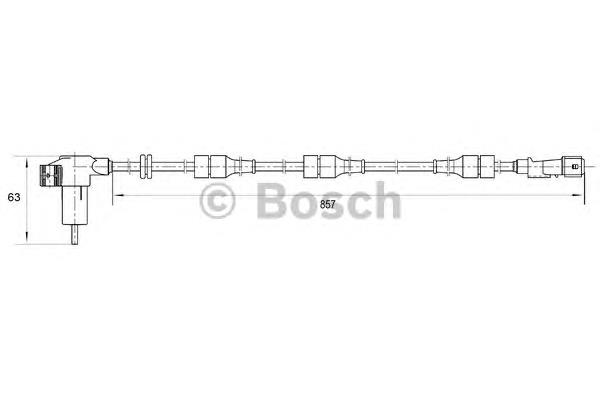 78091 FAE Sensor ABS traseiro