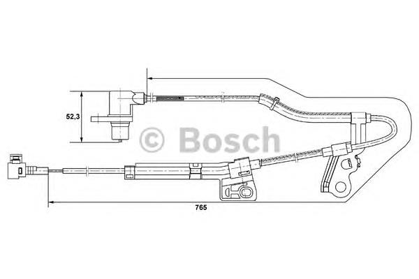 Sensor ABS dianteiro direito 78419 FAE