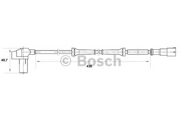 Compre 7700411747 Renault (RVI) Sensor dianteiro de ABS