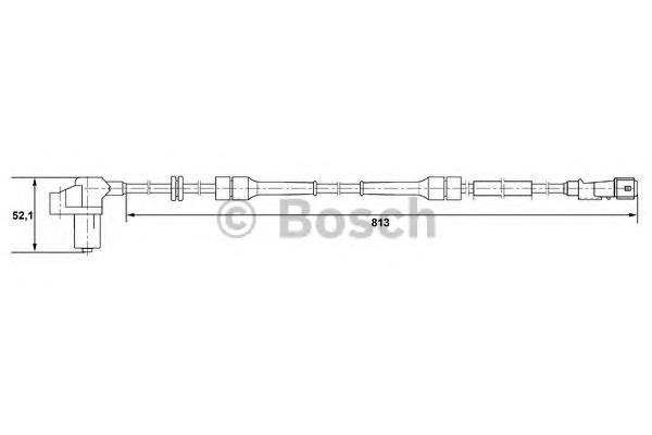 1480846080 Fiat/Alfa/Lancia Sensor dianteiro de ABS