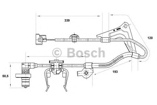 Compre HCATY040 NTY Sensor ABS dianteiro esquerdo