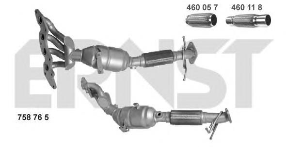 Convertidor - catalisador 2572751 Ford