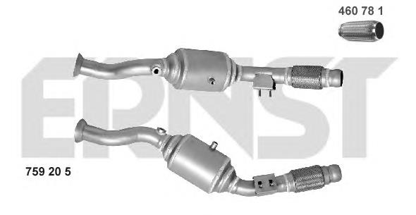 Convertidor - catalisador Mercedes A9064902381 preço, a partir de 358,68 USD