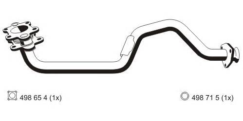 Compre 1J0254301C VAG Silenciador, parte dianteira