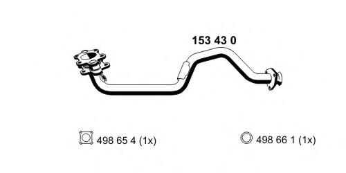 Compre 1J0253091DD VAG Silenciador, parte dianteira