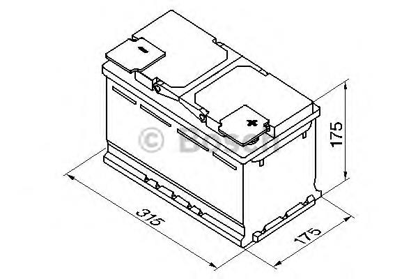 Bateria recarregável (PILHA) 371102W810 Hyundai/Kia