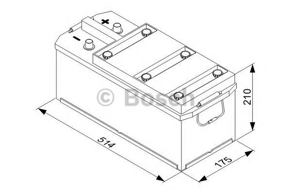 Bateria recarregável (PILHA) 0092T30450 Bosch