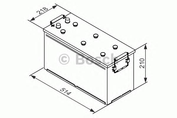 Bateria recarregável (PILHA) 0092T30480 Bosch
