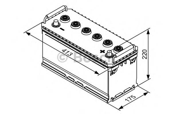 Bateria recarregável (PILHA) 0092T30730 Bosch