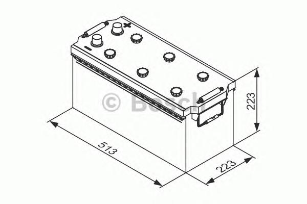 Bateria recarregável (PILHA) 0092T30770 Bosch