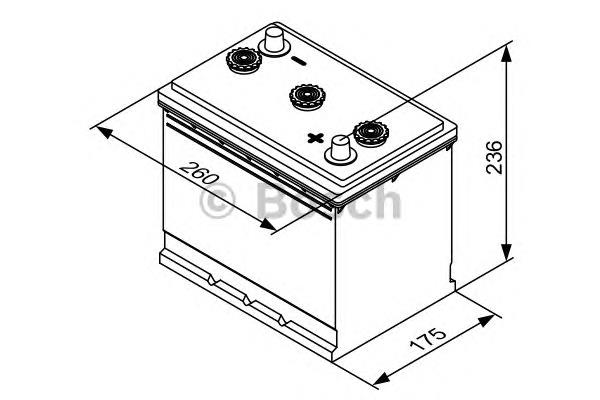 Bateria recarregável (PILHA) 0092T30620 Bosch
