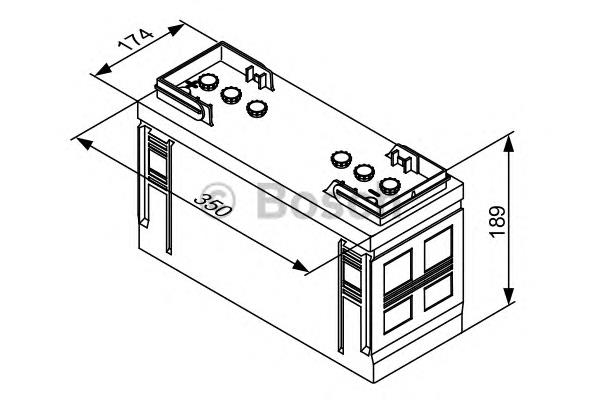 Bateria recarregável (PILHA) 0092T30311 Bosch