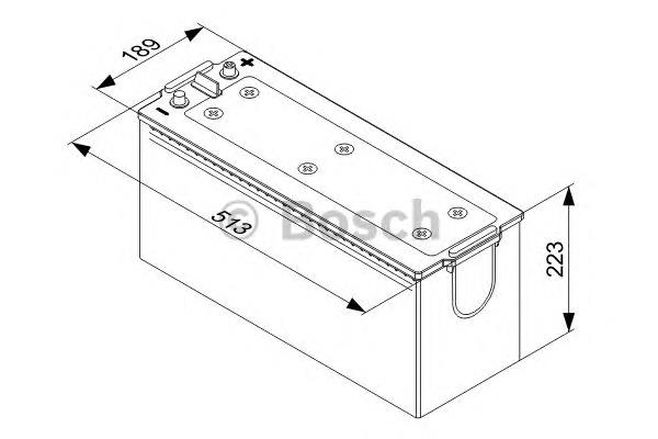 Bateria recarregável (PILHA) 0092T50750 Bosch