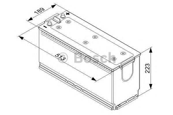 Bateria recarregável (PILHA) 0092T40760 Bosch
