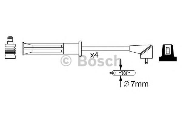 Fios de alta voltagem, kit Bougicord 2459