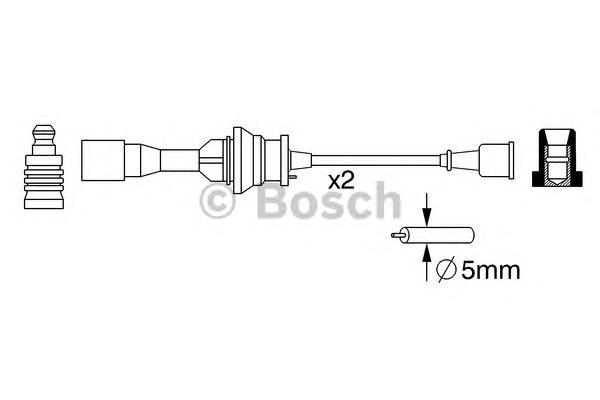 Compre 530191 Maxgear Fios de alta voltagem, kit
