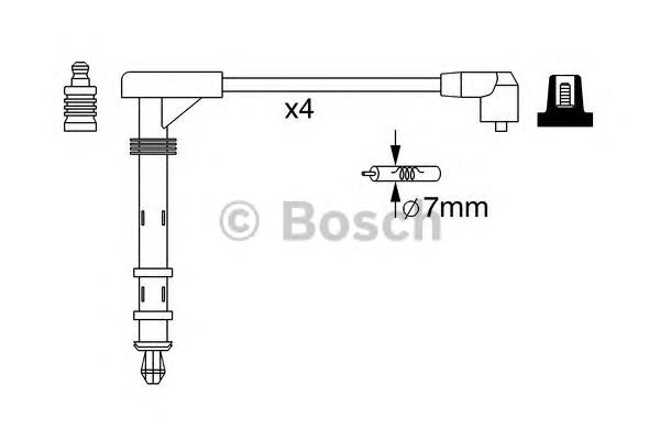 Compre 71776576 Fiat/Alfa/Lancia Fios de alta voltagem, kit