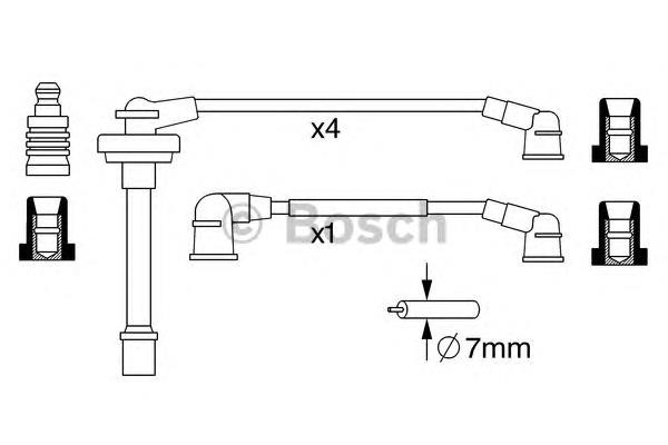 Compre 2245071J25 Nissan/Infiniti Fios de alta voltagem, kit