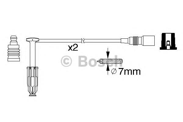 Fios de alta voltagem, kit Maxgear 530092
