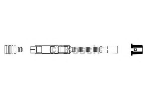 Fios de alta voltagem, kit Magneti Marelli 941318111327