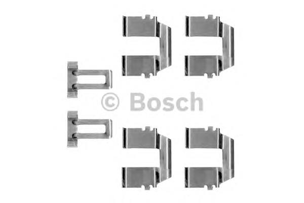Kit de molas de fixação de sapatas de disco traseiras 1J0615231 VAG