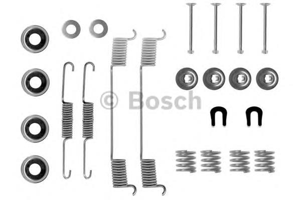 Kit de montagem das sapatas traseiras de tambor Nissan Sunny III N14