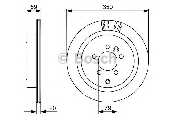 DPL01C Japan Parts Disco do freio traseiro