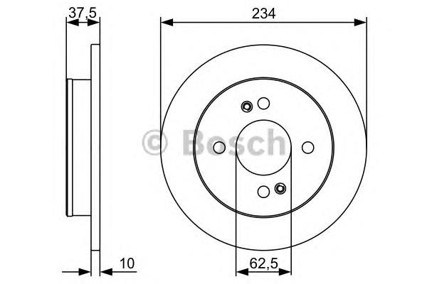 Compre 5841107300 Hyundai/Kia Disco do freio traseiro