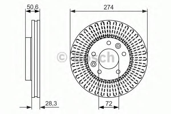 Compre DIK11C Japan Parts Disco do freio dianteiro