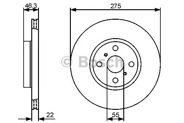 Compre 435120D100 Toyota Disco do freio dianteiro