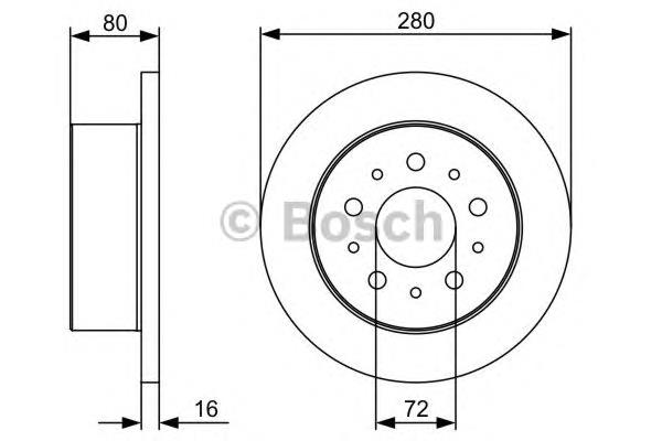 Compre 0986479399 Bosch Disco do freio traseiro