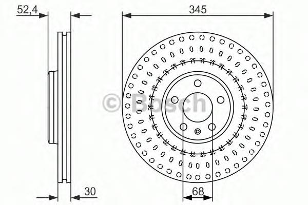 Compre 95B615301M VAG Disco do freio dianteiro