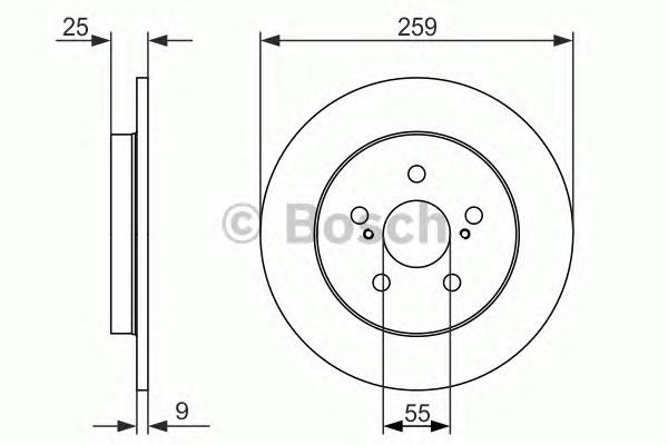 Compre 0986479721 Bosch Disco do freio traseiro