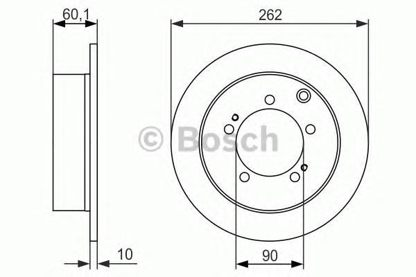 Compre 0986479603 Bosch Disco do freio traseiro
