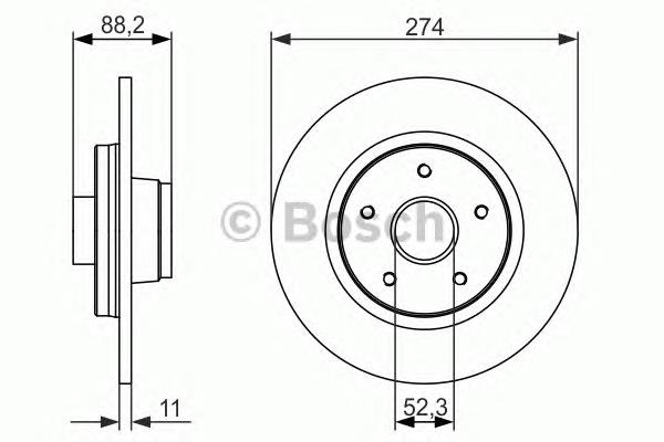 Disco do freio traseiro Jurid/Bendix BDS1048 preço, a partir de 84,29 USD