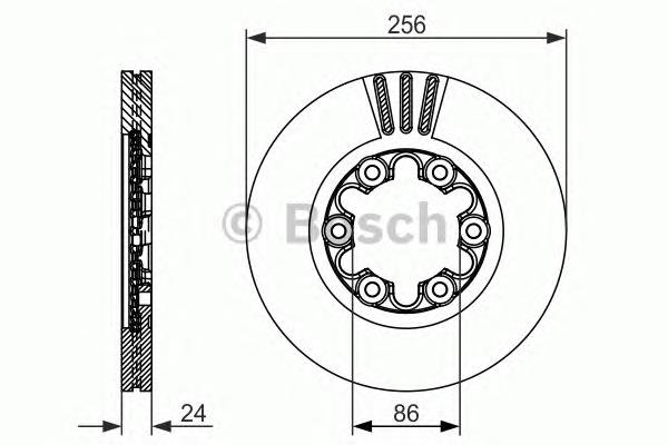 Compre S6173325X Ford Disco do freio dianteiro