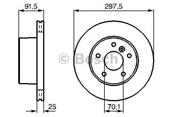 ANR4582 Land Rover Disco do freio dianteiro