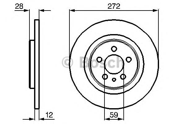 Compre BDS1192 Jurid/Bendix Disco do freio traseiro