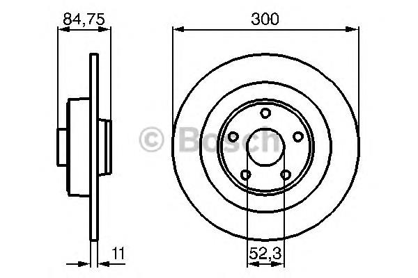 Compre 8671018264 Renault (RVI) Disco do freio traseiro