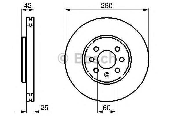 Disco do freio dianteiro Opel 569007 preço, a partir de 43,67 USD