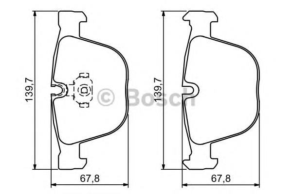 Compre 34212365766 BMW Sapatas do freio traseiras de disco