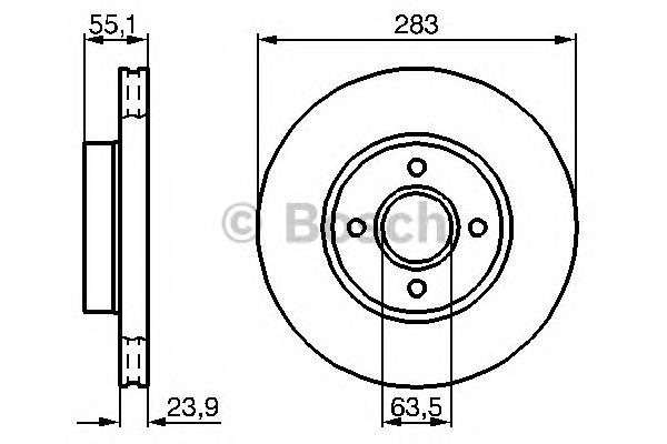 Compre 5023482 Ford Disco do freio dianteiro